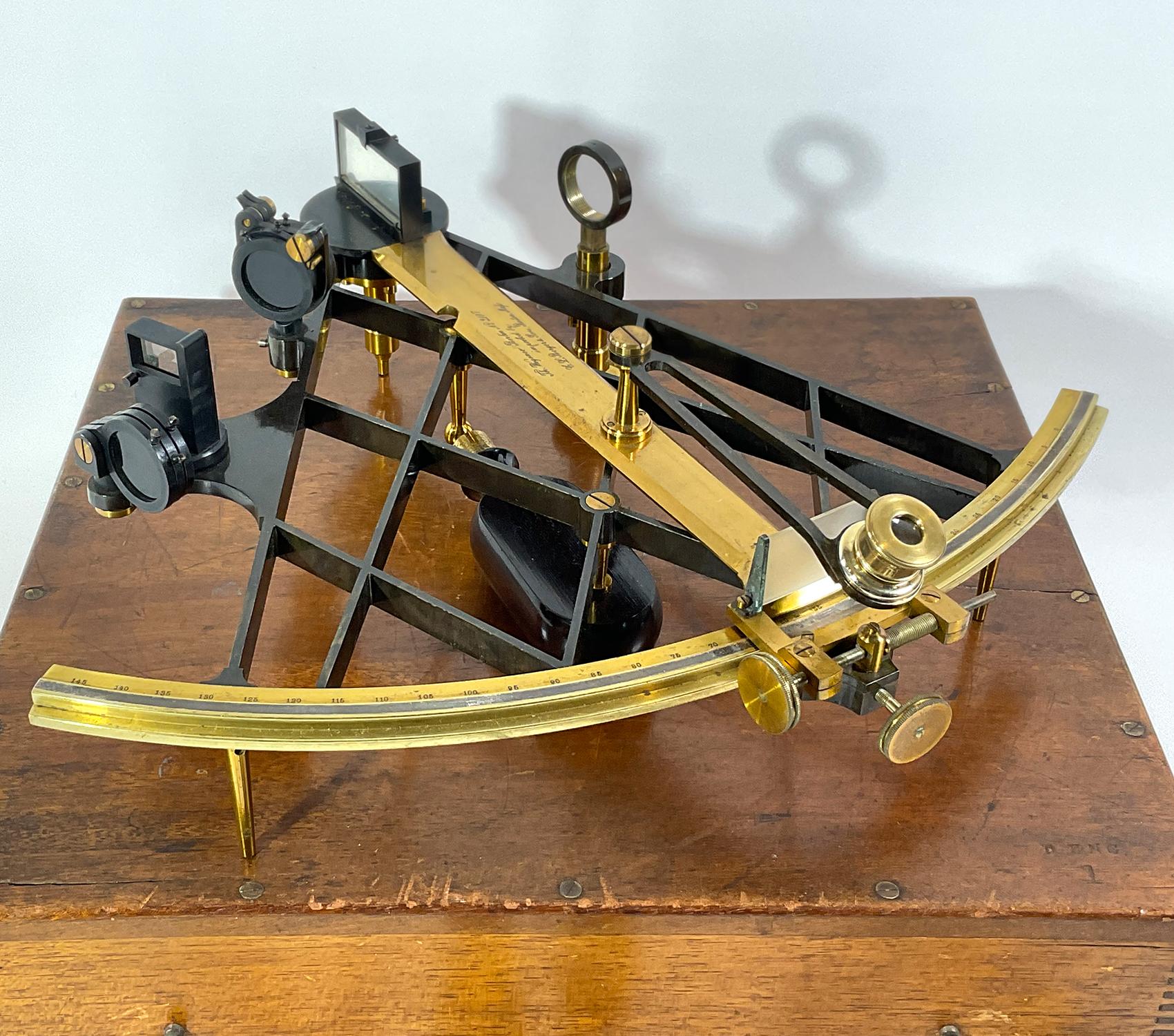 Solid Brass Navigator's Quintant Sextant 3