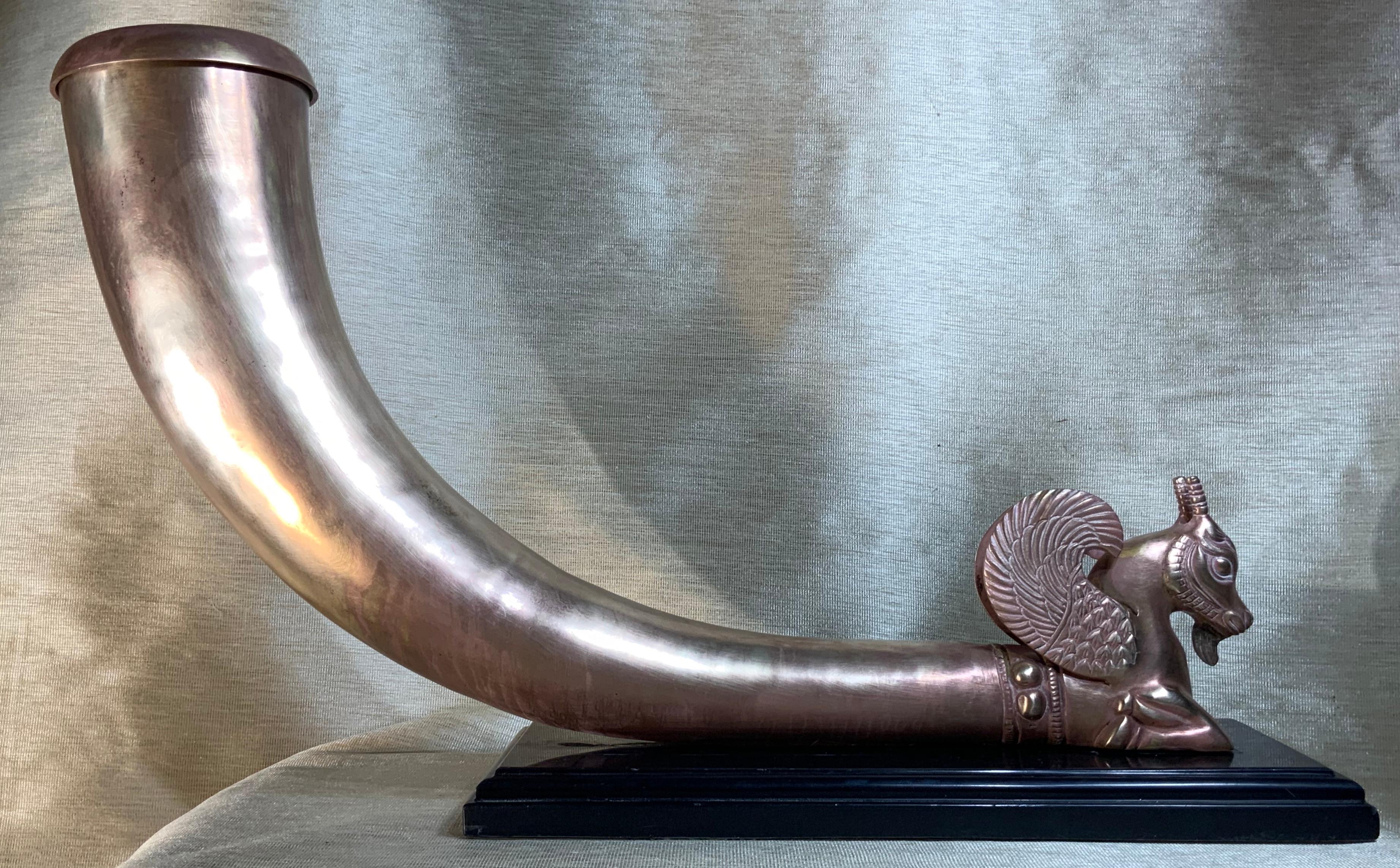 Marble Solid Brass of Bull Replica of the “Borovo Thracian Treasure