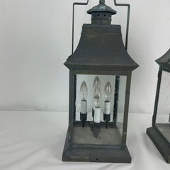 Faroles de latón macizo