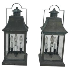 Faroles de latón macizo