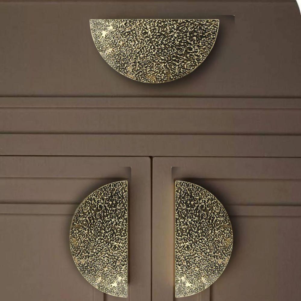 Moroccan Solid brass pull handle ø 30 cm For Sale