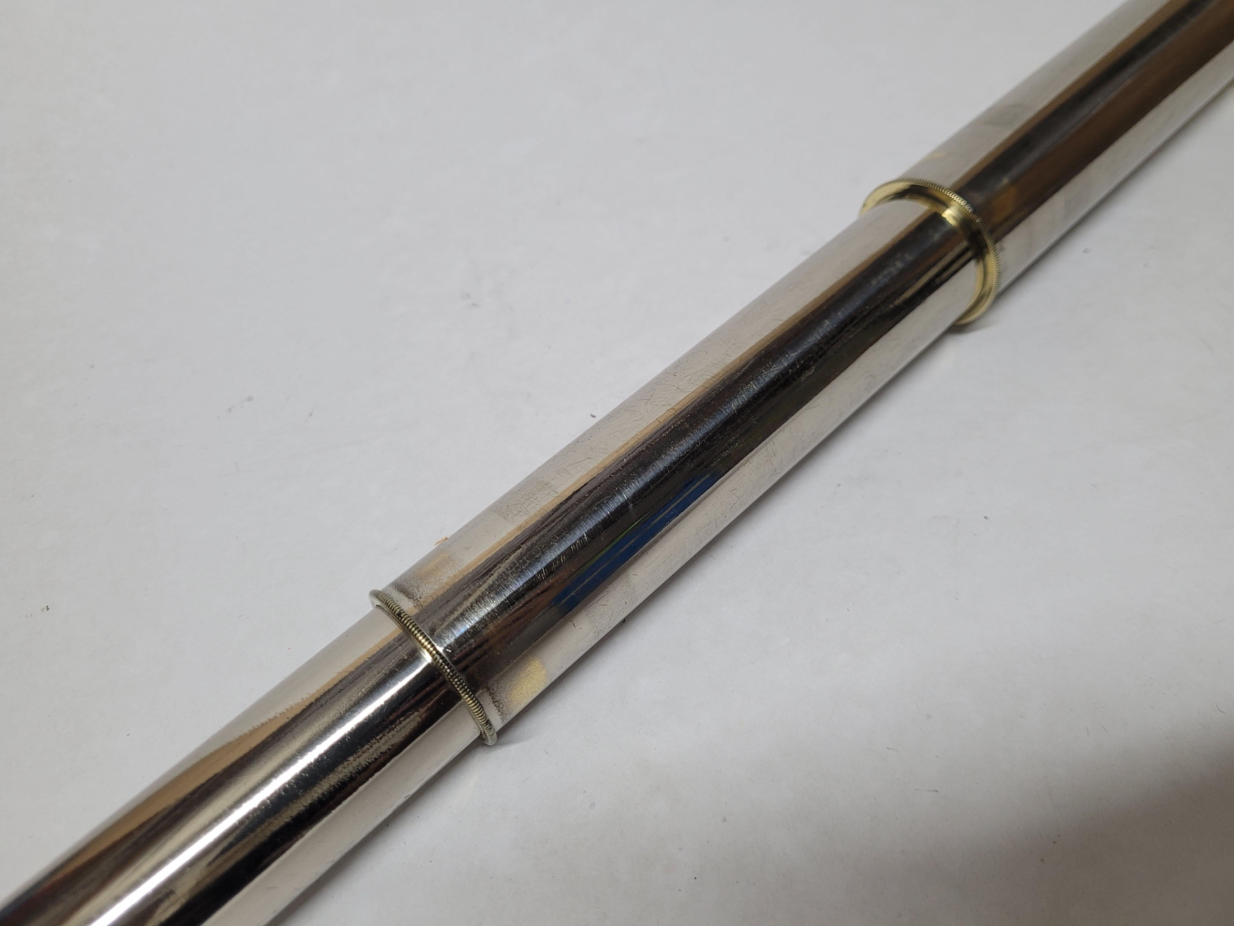 Solid Brass Ship Captains Telescope For Sale 7