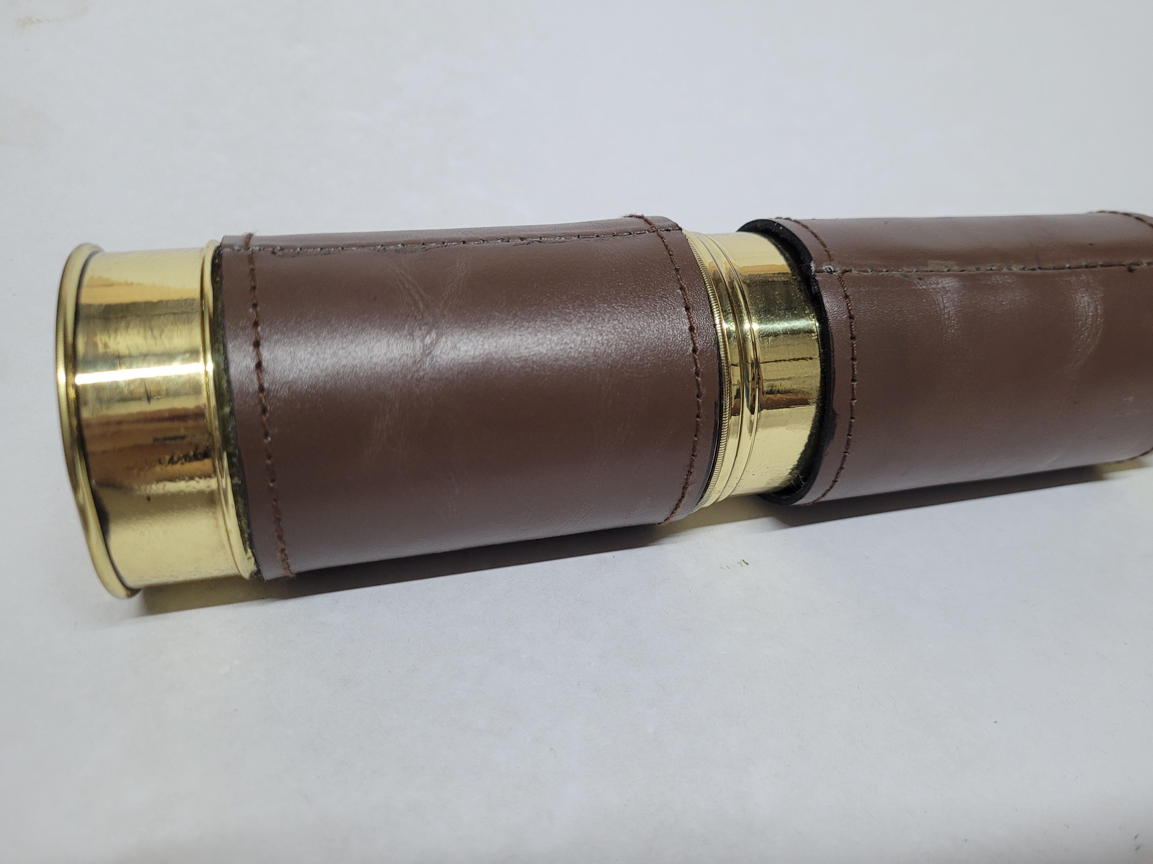 Solid Brass Ship Captains Telescope For Sale 8