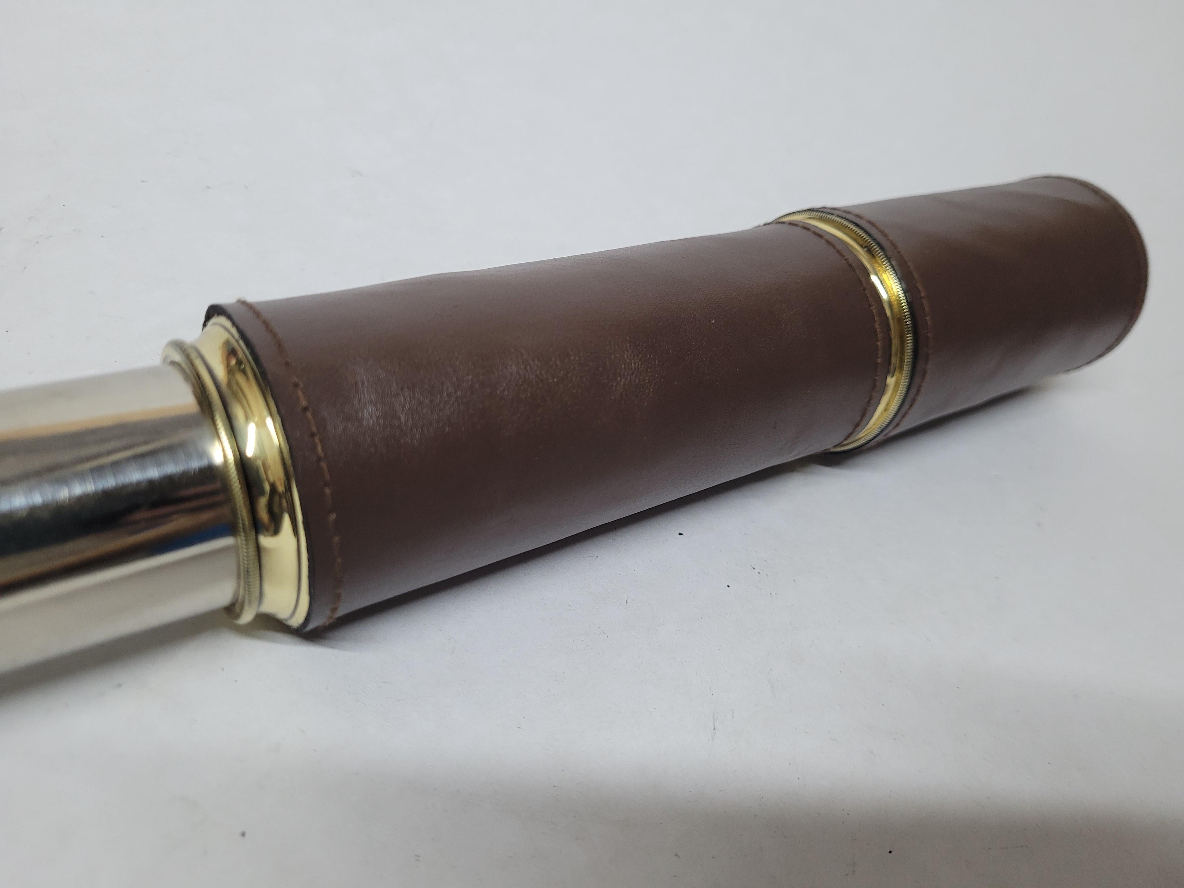 Solid Brass Ship Captains Telescope For Sale 8