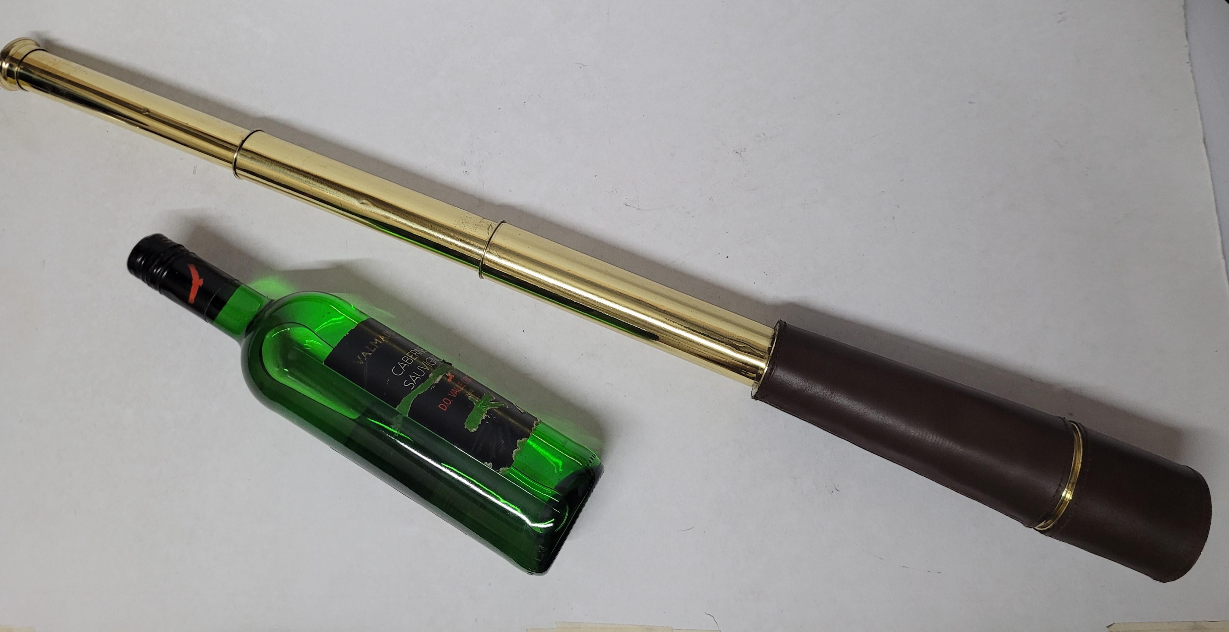 European Solid Brass Ship Captains Telescope
