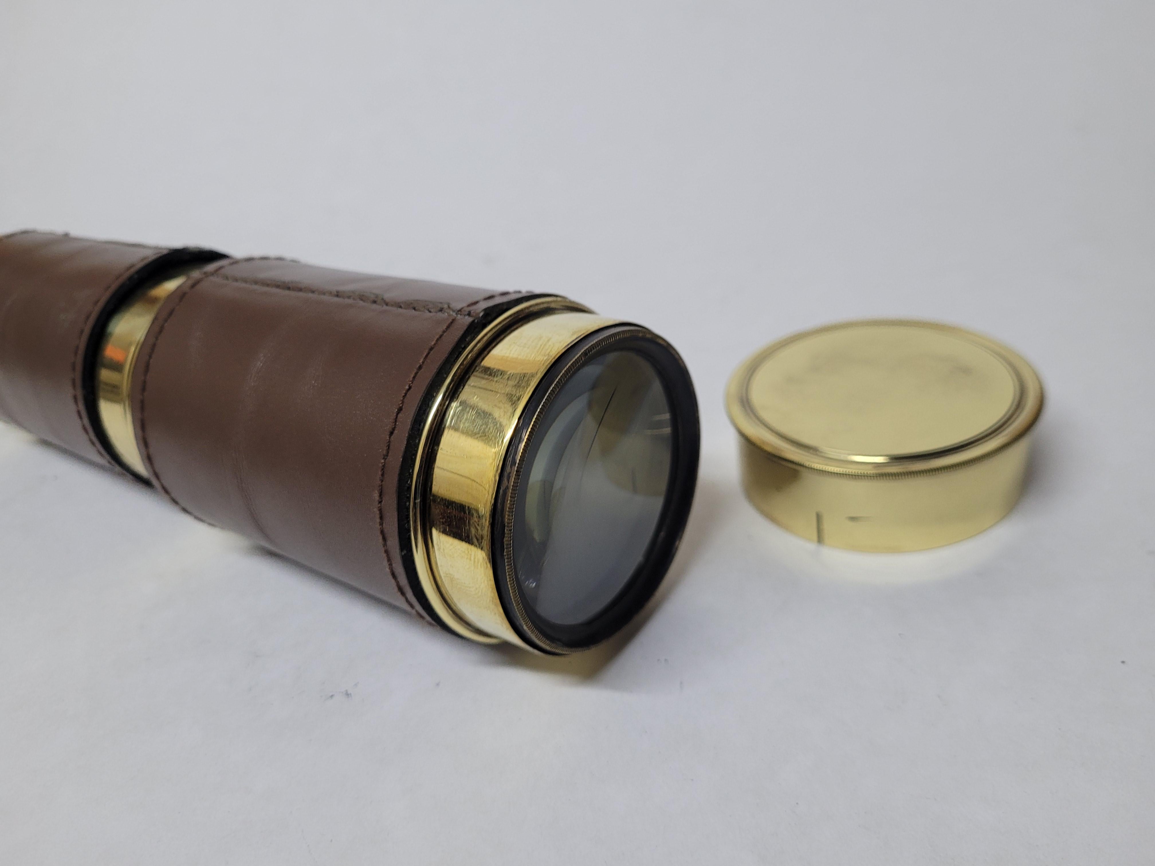 Solid Brass Ship Captains Telescope For Sale 1