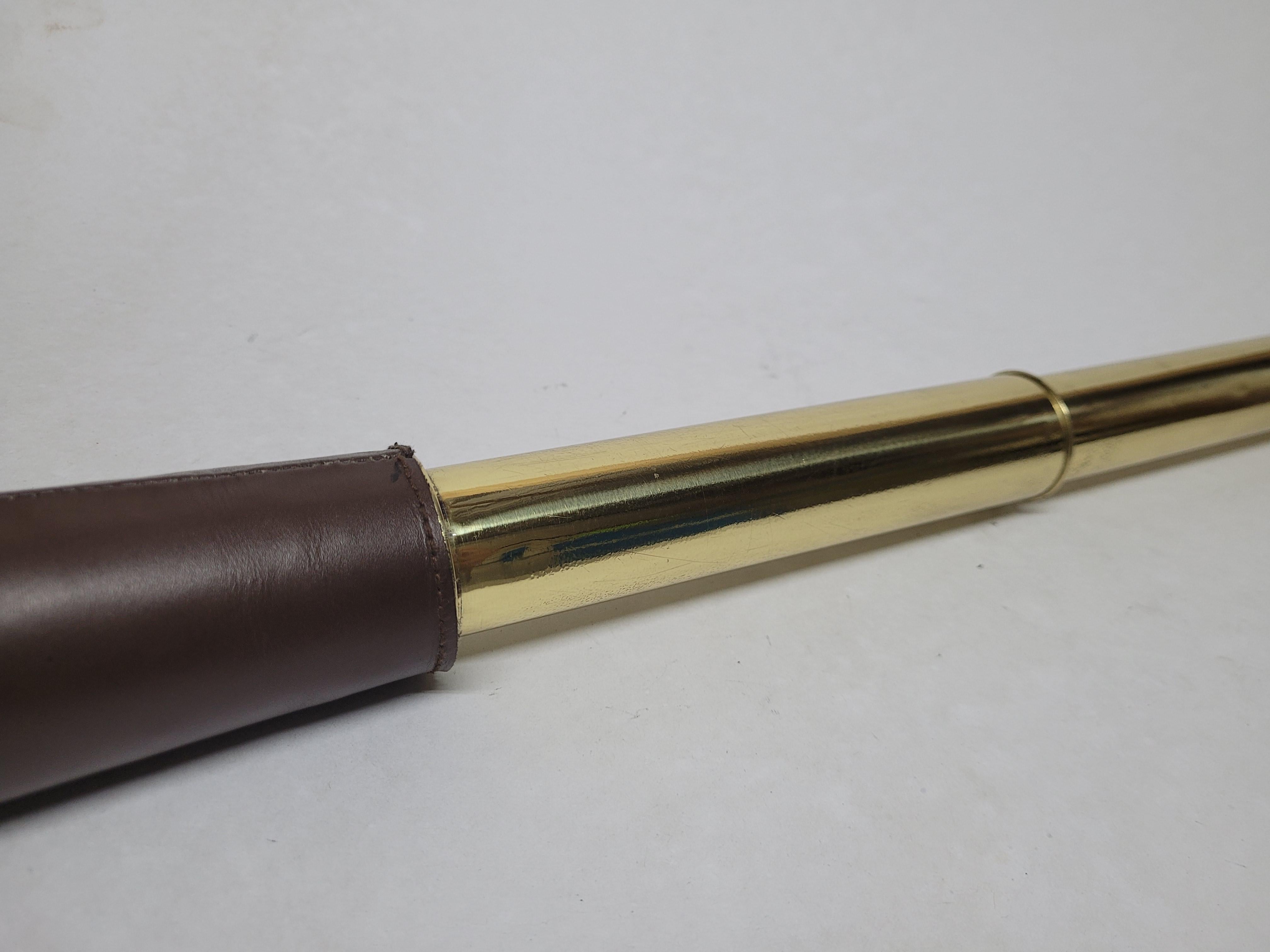 Solid Brass Ship Captains Telescope For Sale 1