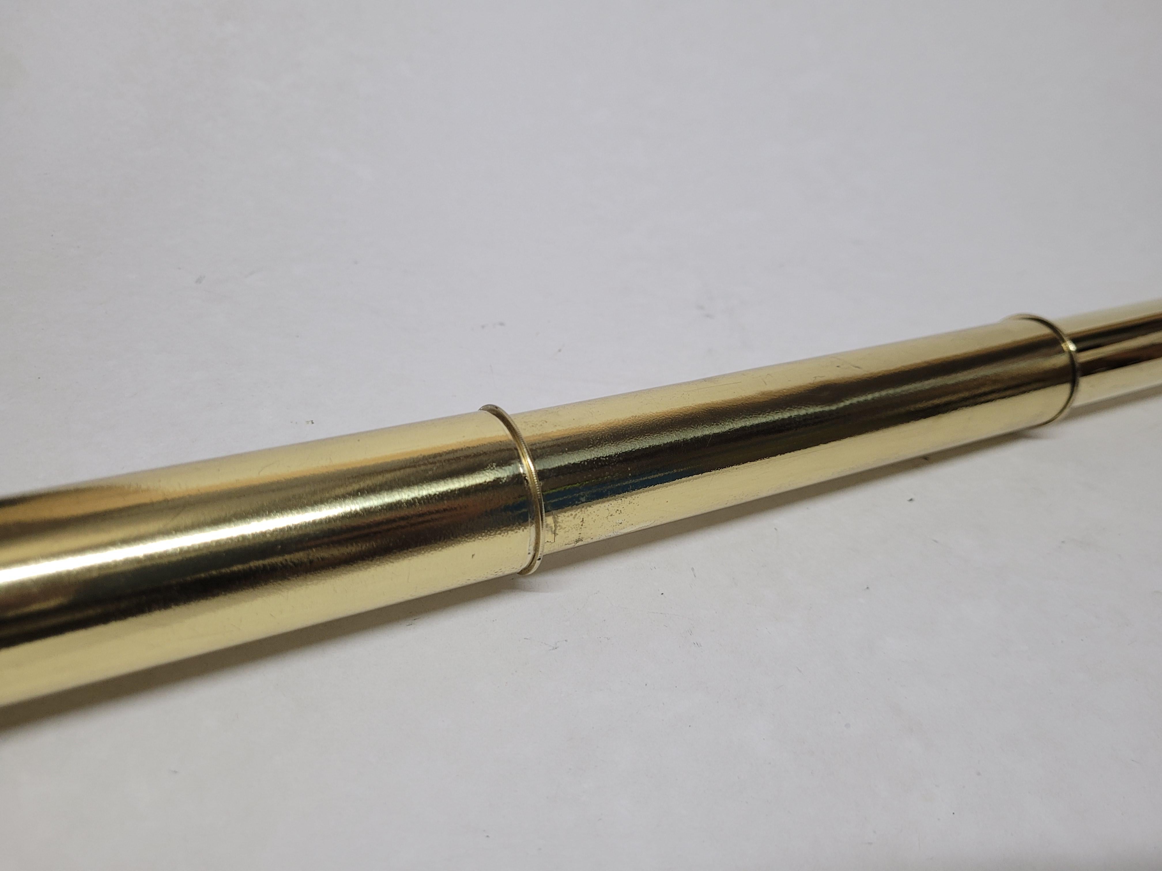 Solid Brass Ship Captains Telescope For Sale 2