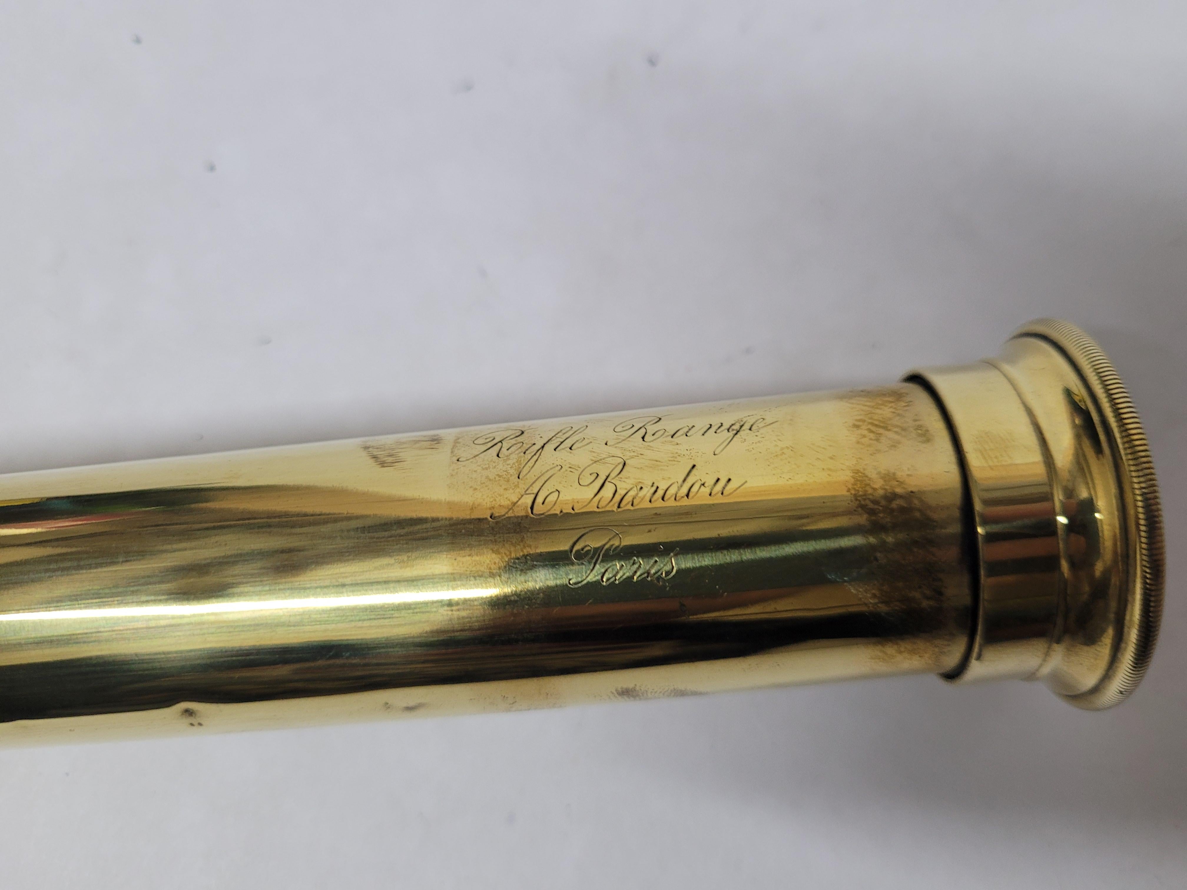 Solid Brass Ship Rifle Telescope For Sale 6