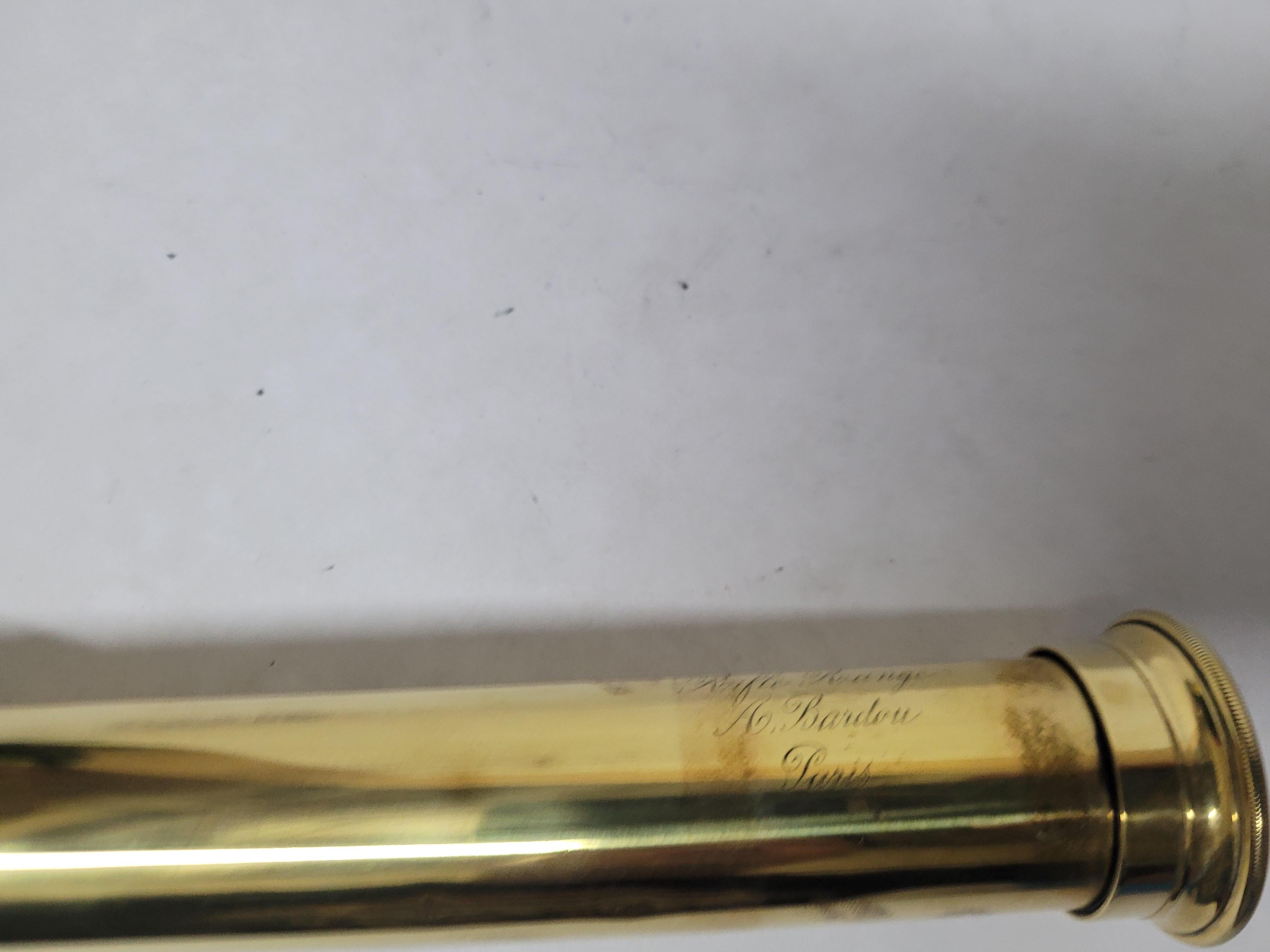 Solid Brass Ship Rifle Telescope For Sale 7
