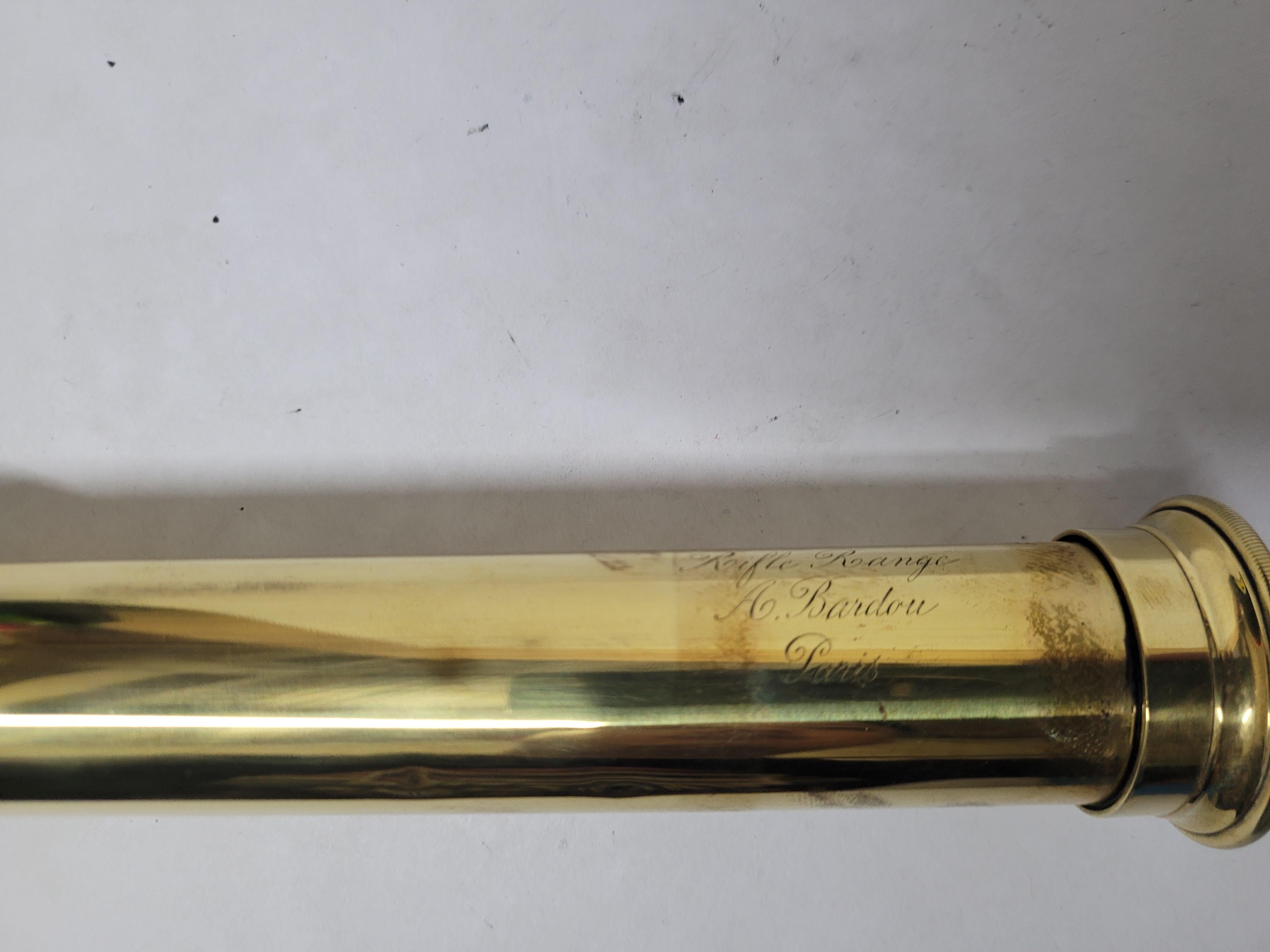 Solid Brass Ship Rifle Telescope For Sale 8