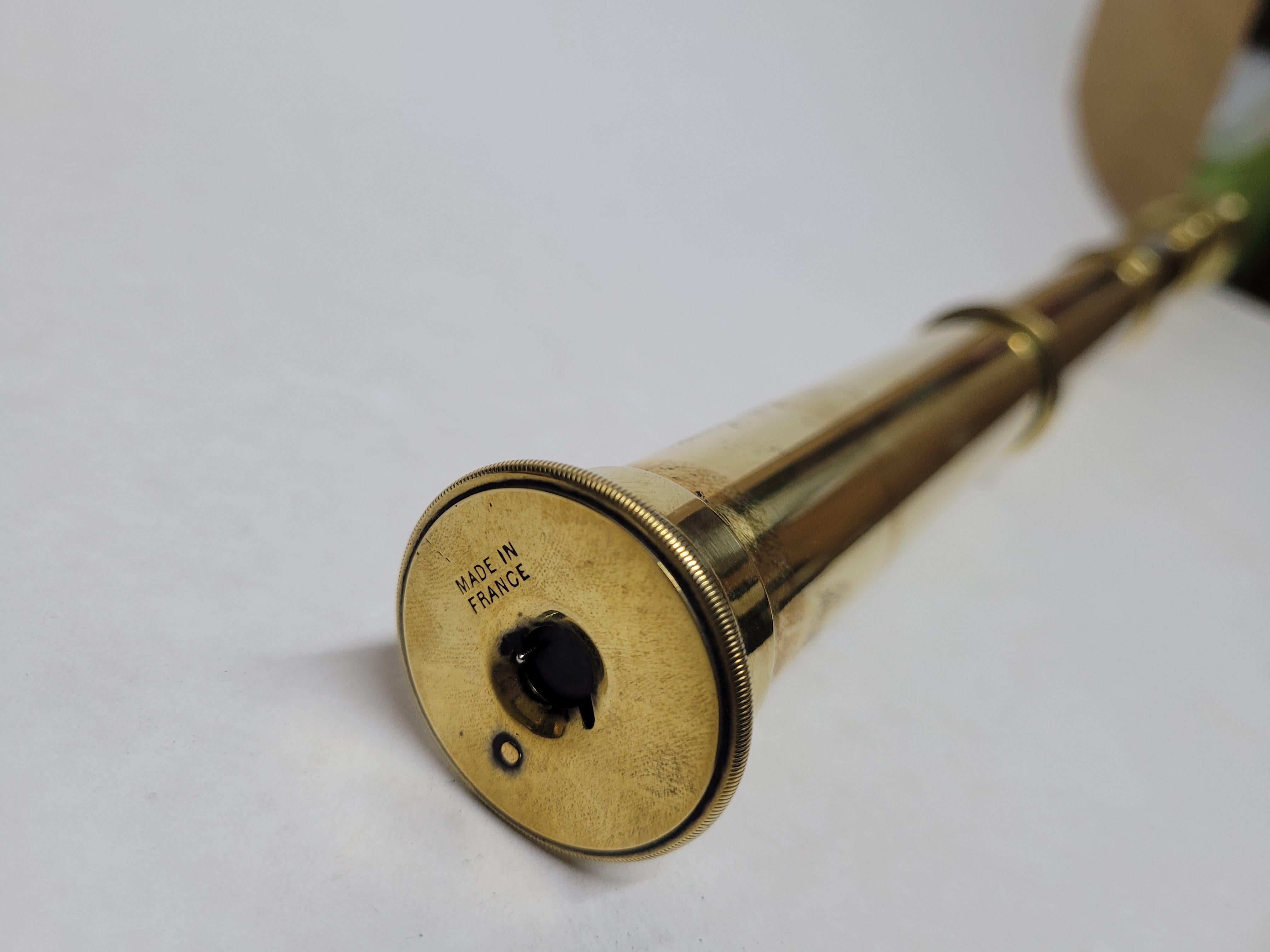 Telescopio per fucile da nave in ottone massiccio in vendita 8