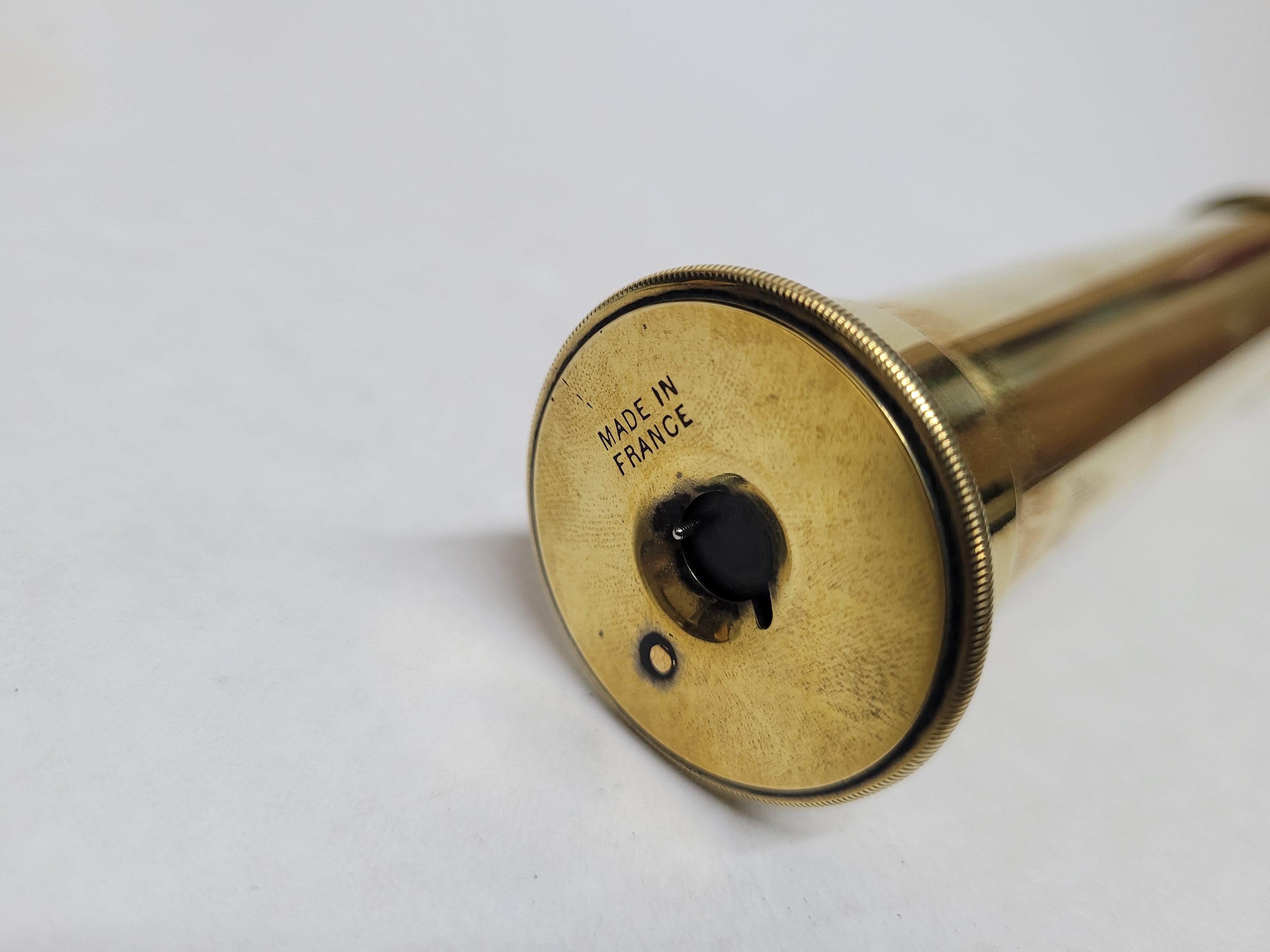 Solid Brass Ship Rifle Telescope For Sale 10