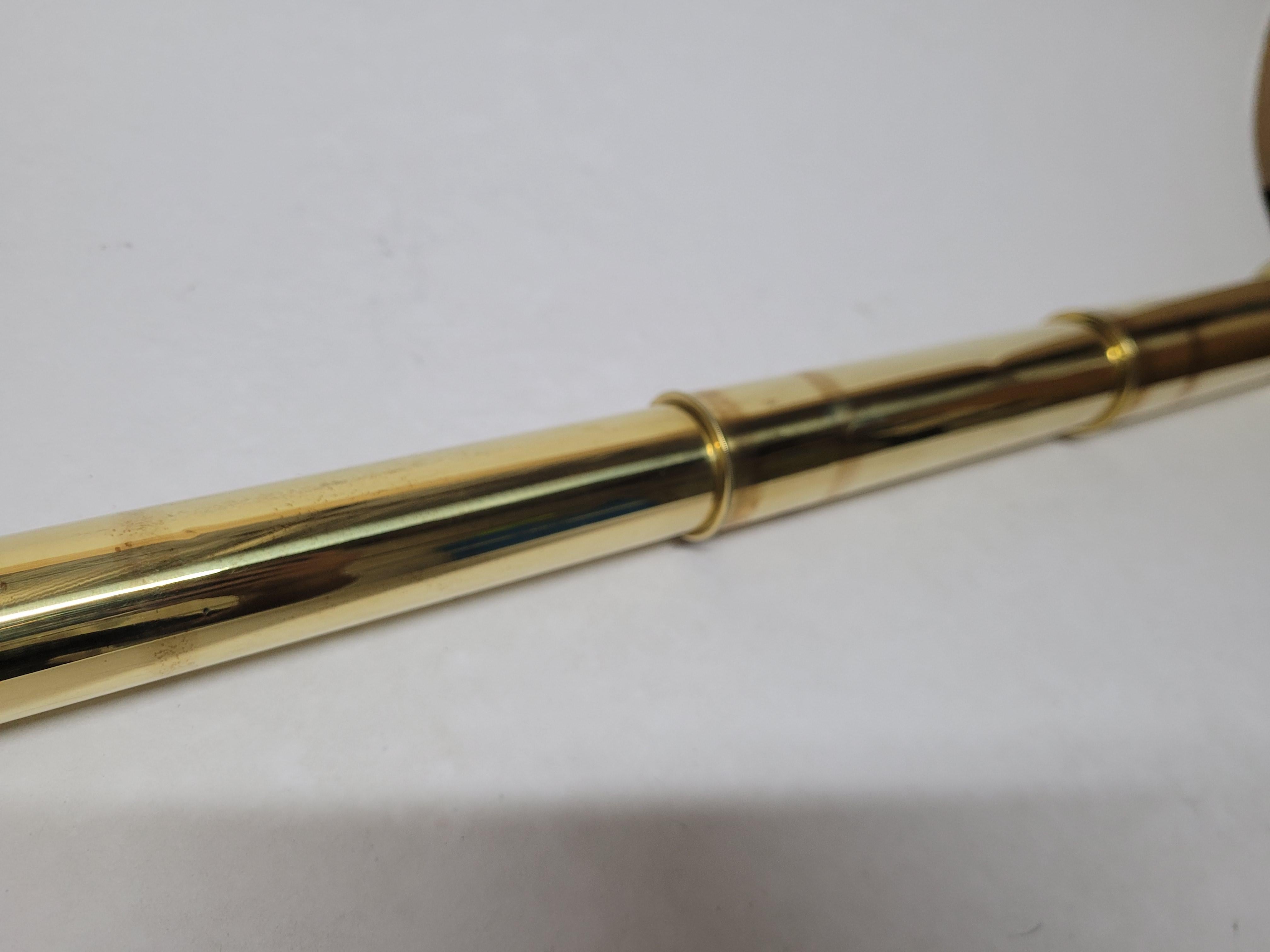 Solid Brass Ship Rifle Telescope For Sale 12