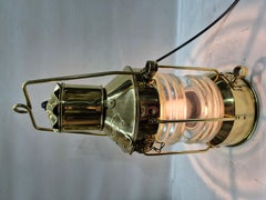 Solid Brass Ship's Anchor Lantern of Solid Brass