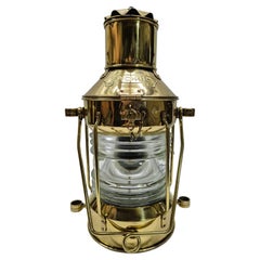 Lanterna ad ancora in ottone massiccio di ottone massiccio