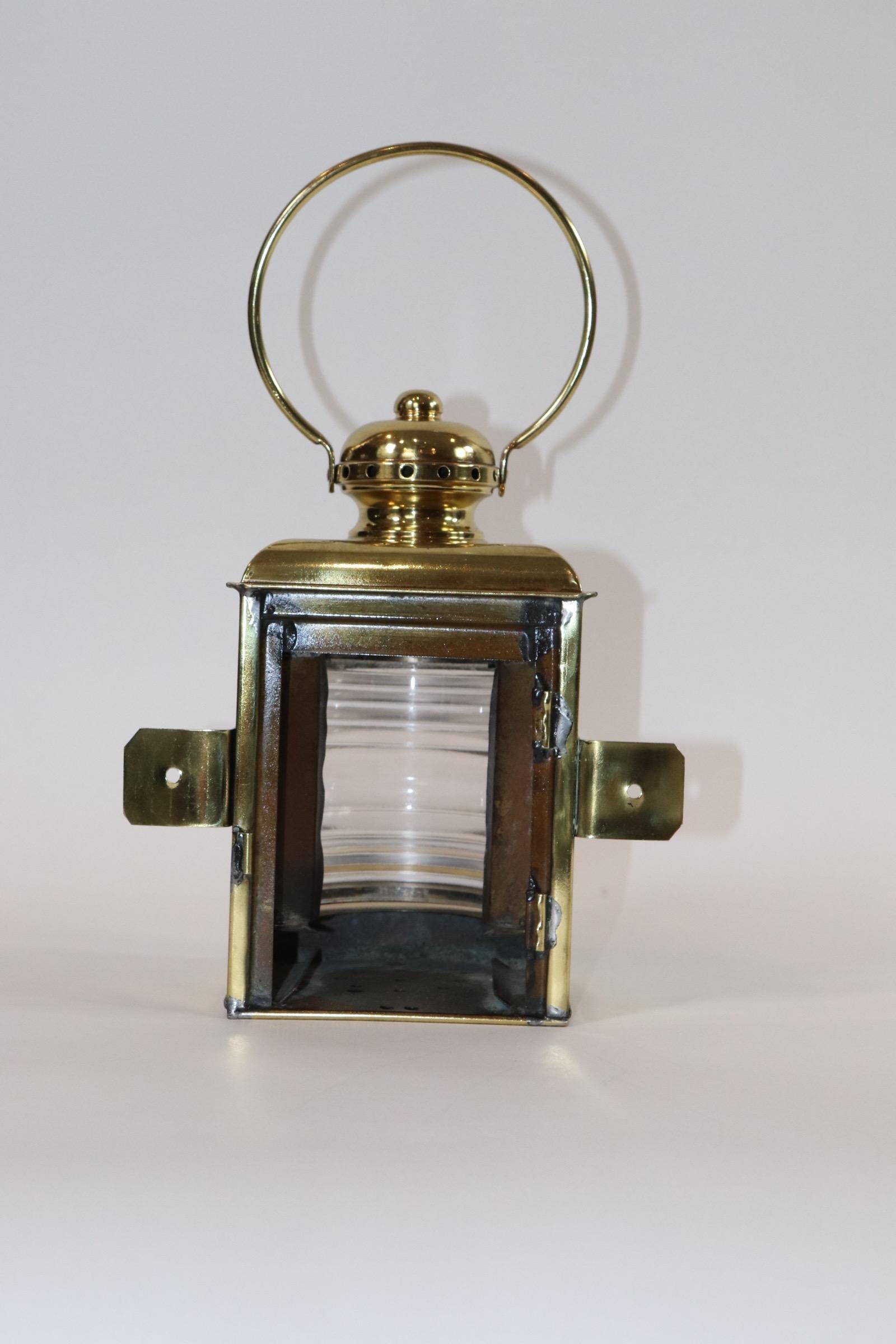 Solid Brass Ships Bow Light In Good Condition For Sale In Norwell, MA