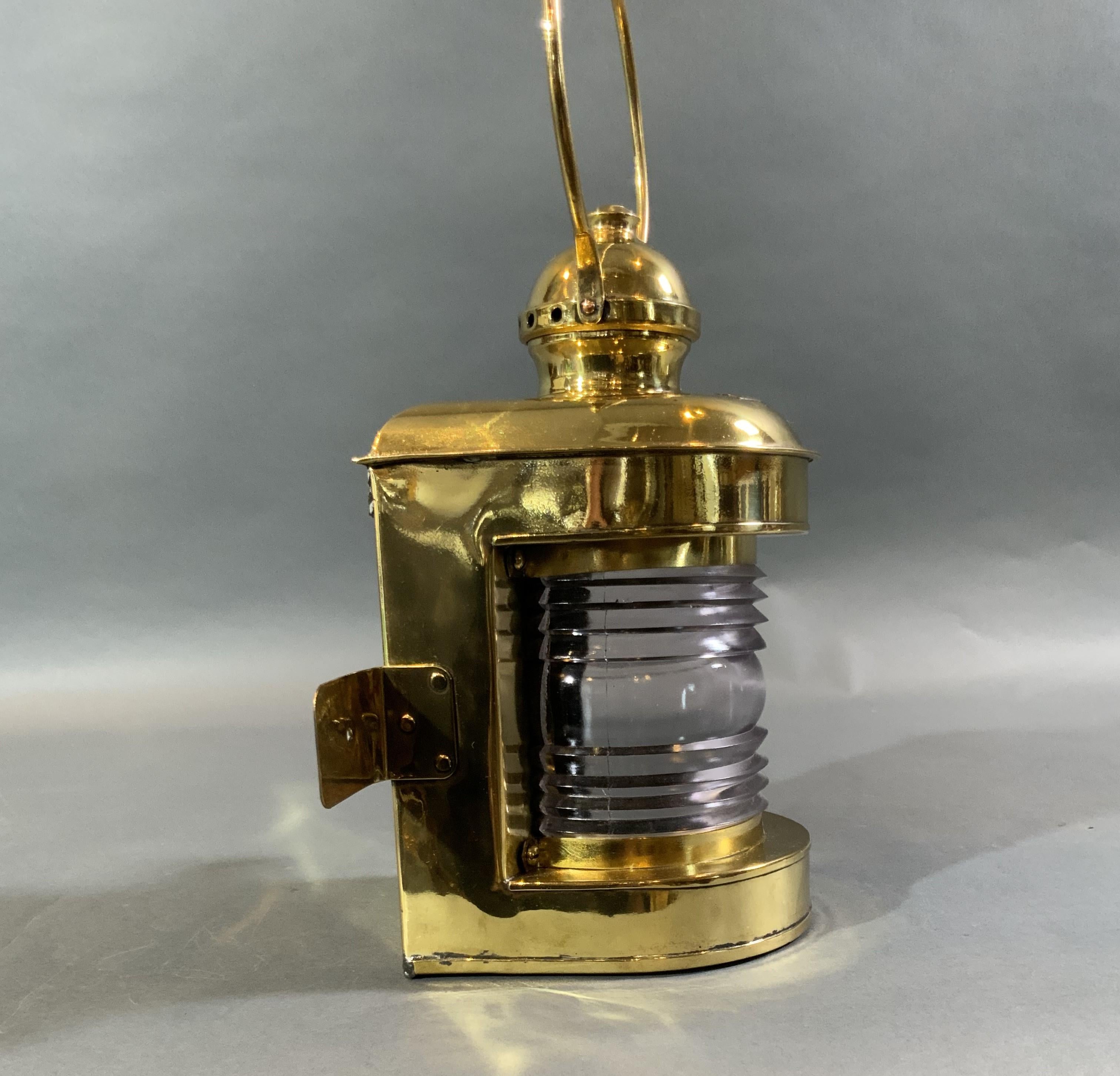 Luz de proa de barco de latón macizo Latón en venta
