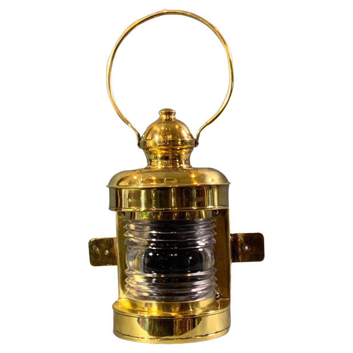 Solid Brass Ship’s Bow Light For Sale