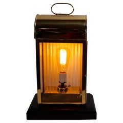 Used Solid Brass Ships Cabin Lantern