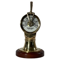 Solid Brass Ships Engine Telegraph