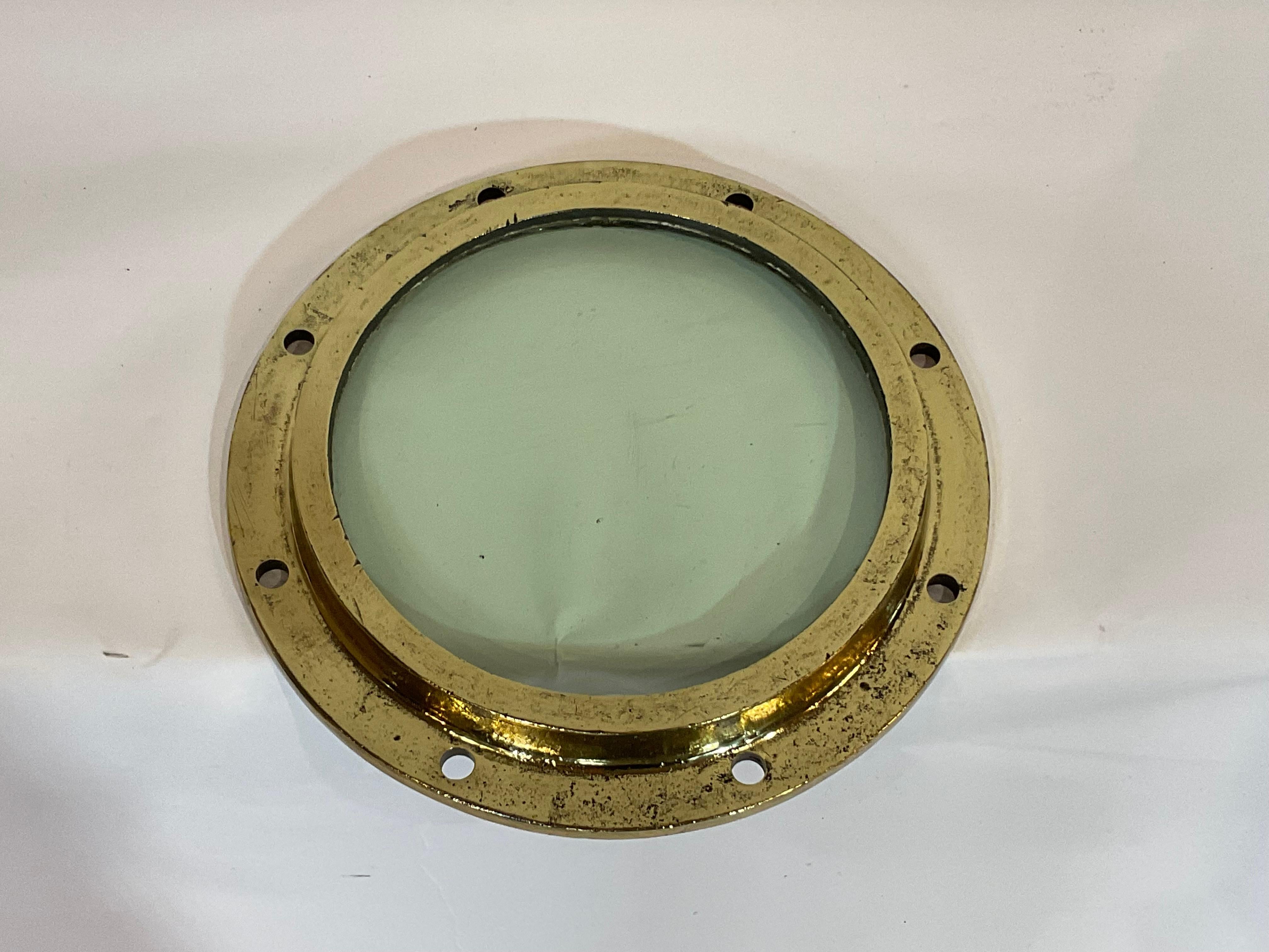 Solid Brass Ships Fixed Porthole For Sale 1