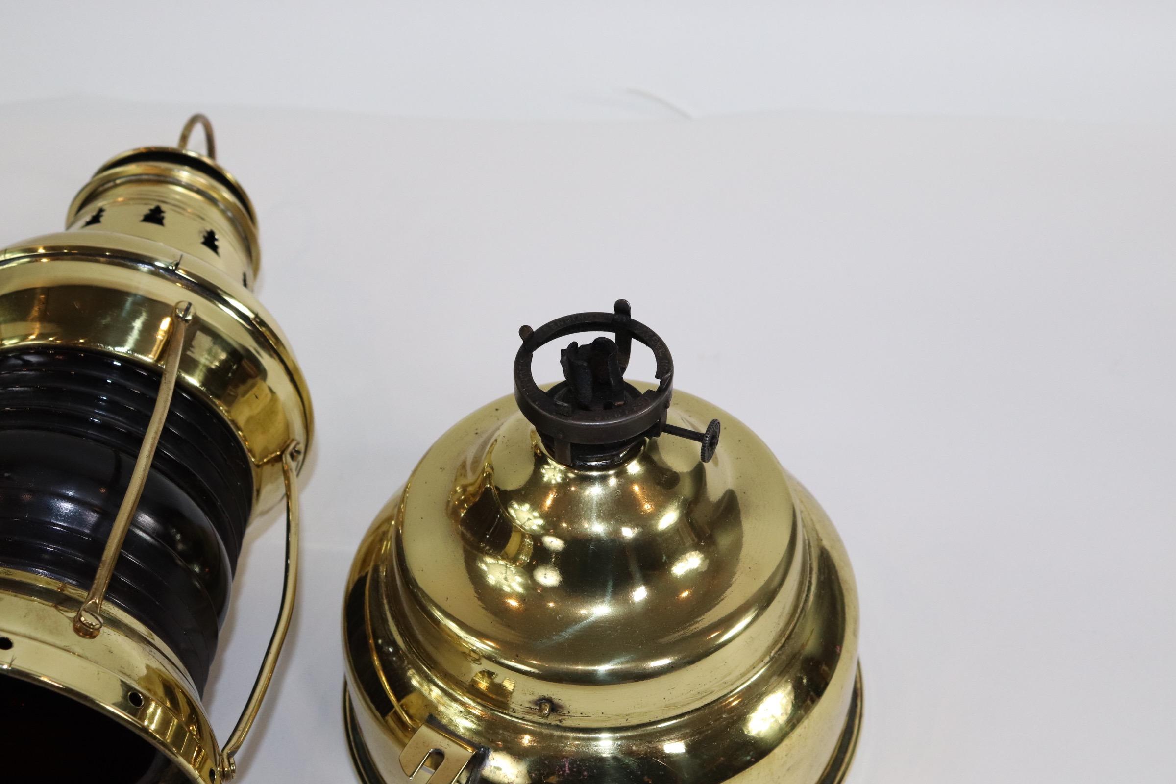 Solid Brass Ships Lantern For Sale 1