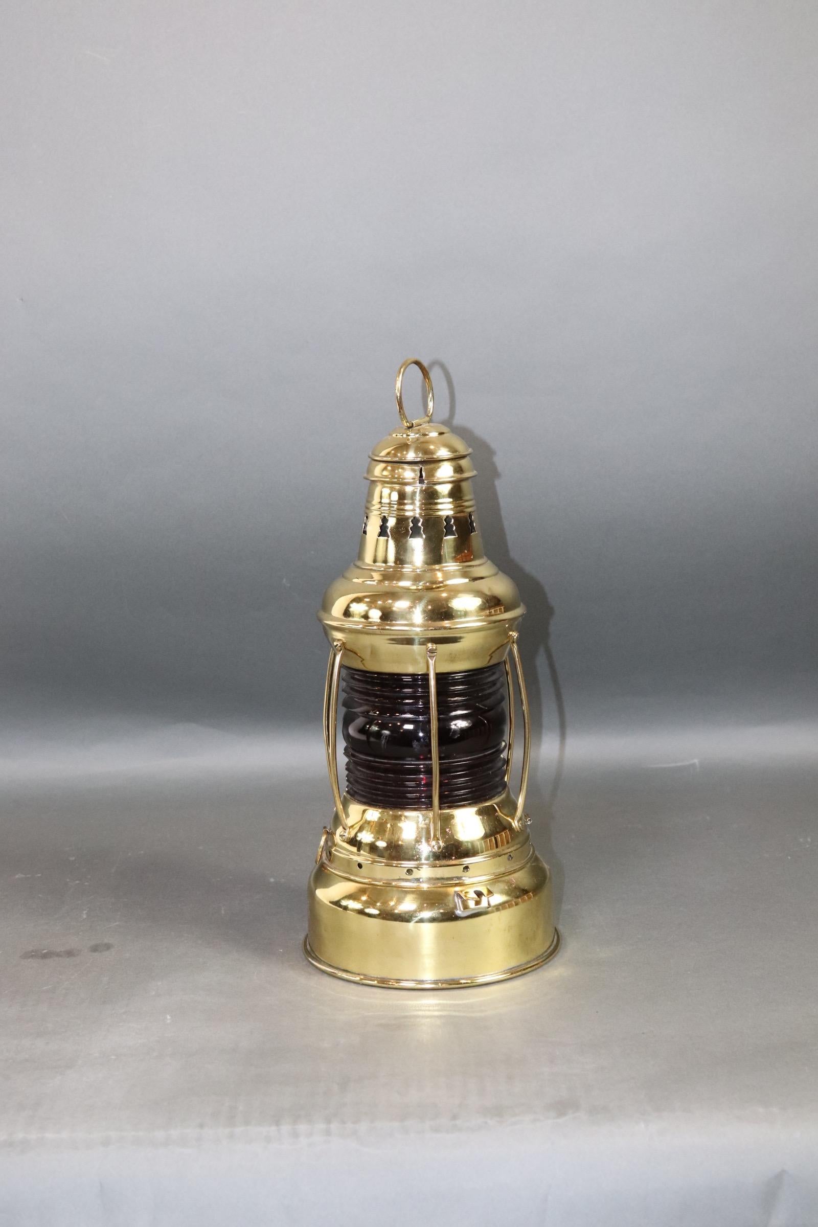 Solid Brass Ships Lantern For Sale 2