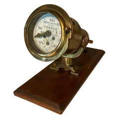 Solid Brass Ships Loc Walkers Cherubs Mark ii Knot Meter