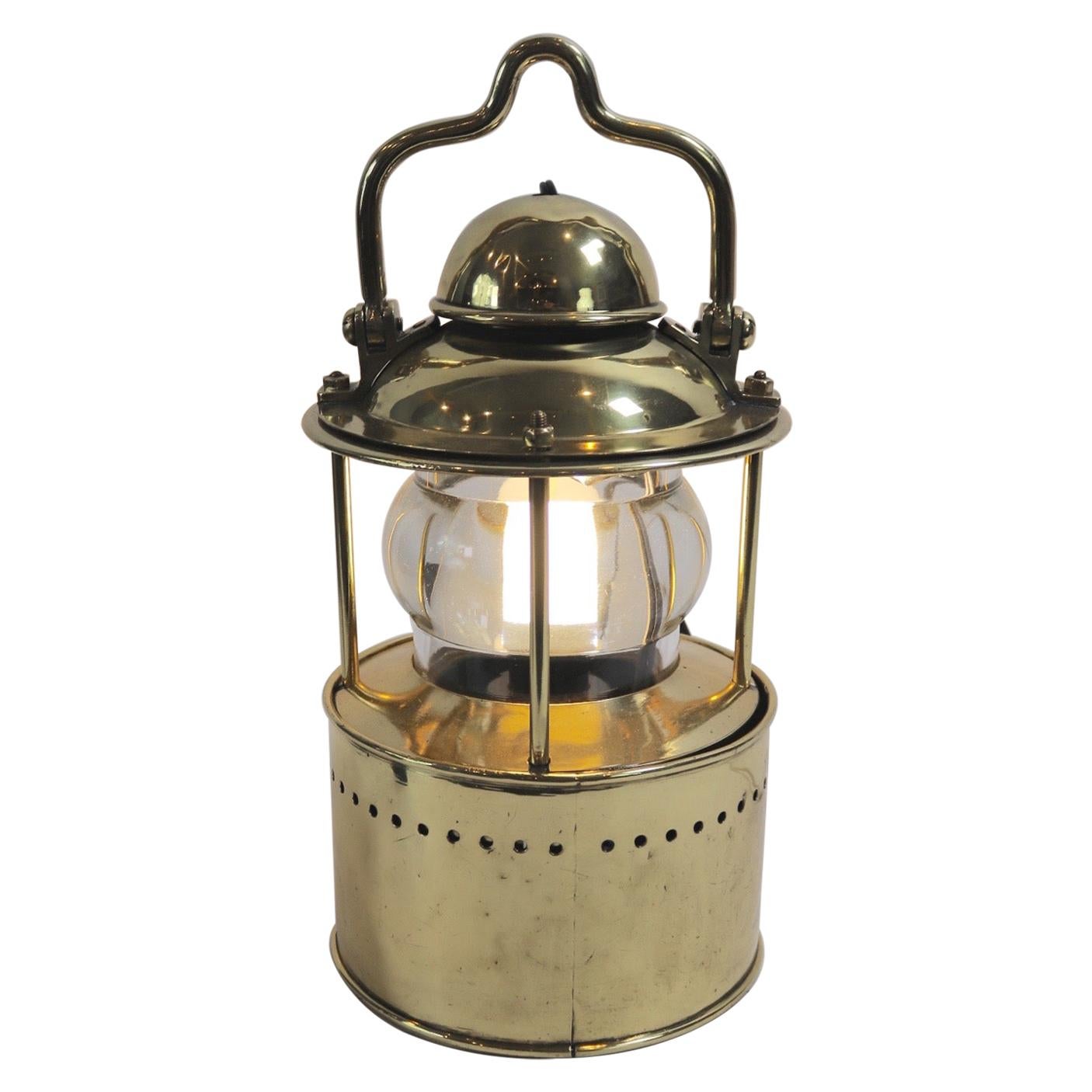 Solid Brass Ships Navigational Signal Lantern