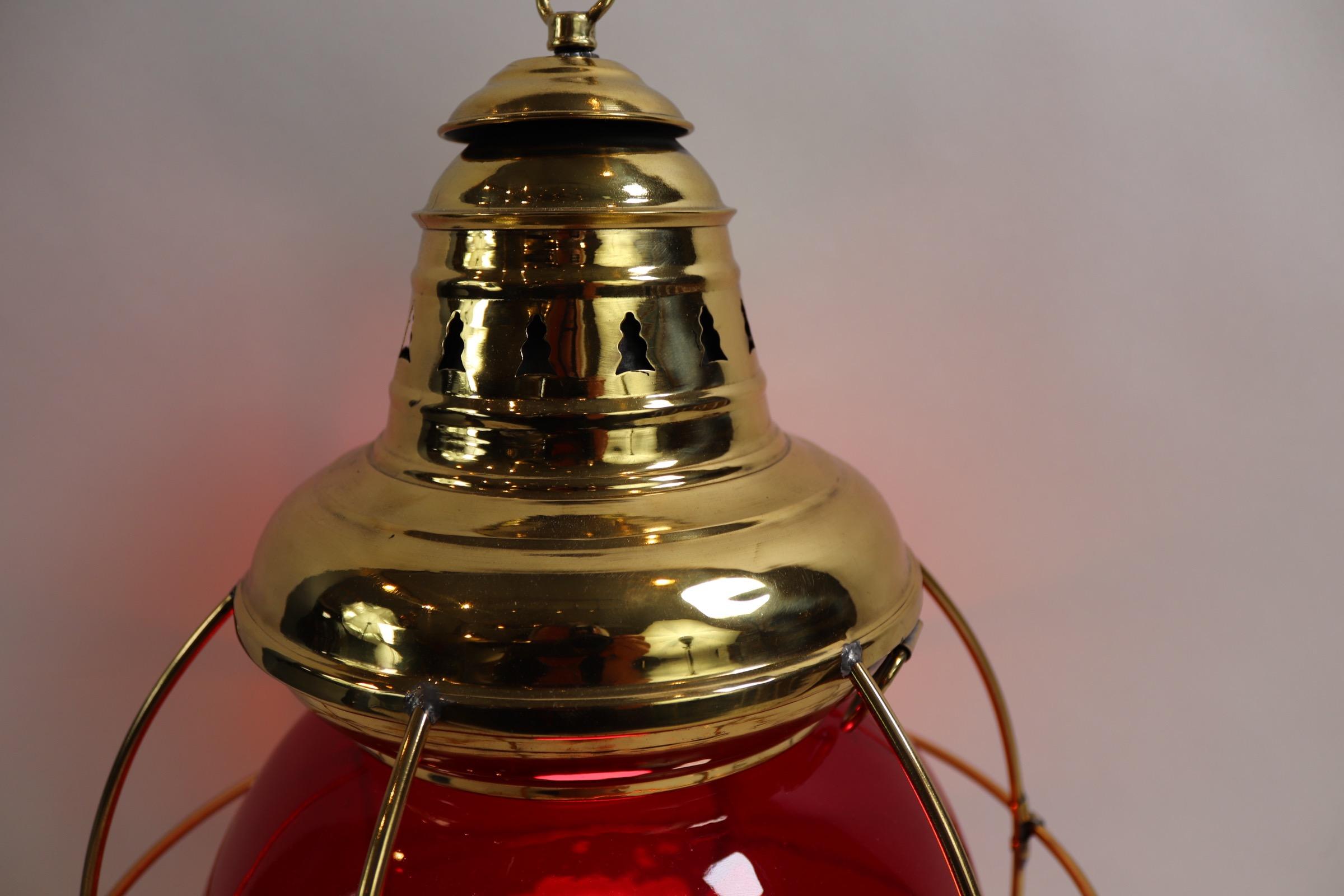 Solid Brass Ships Onion Lantern 1