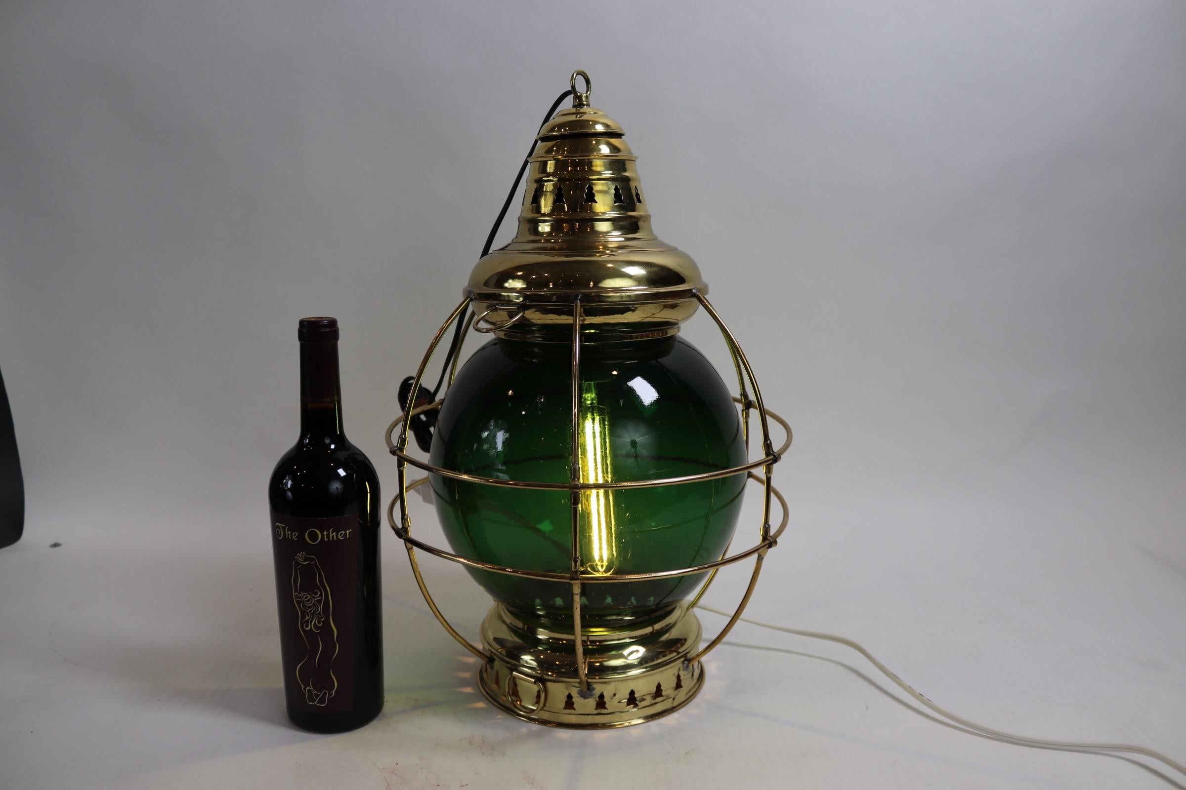 Solid Brass Ships Onion Lantern 1