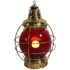 Retro Solid Brass Ships Onion Lantern