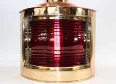 Solid Brass Ships Port Lantern