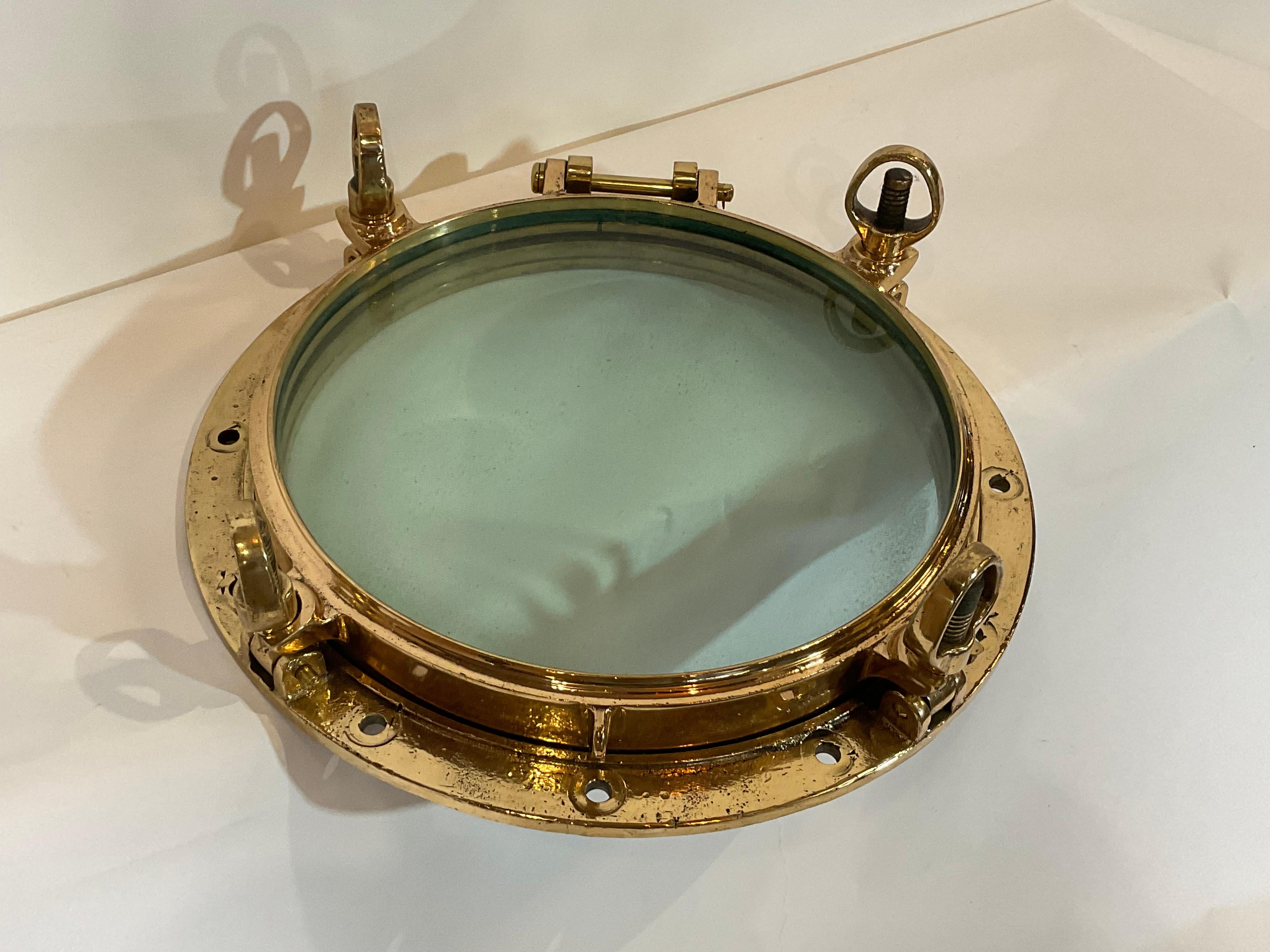 Solid Brass Ships Porthole For Sale 2
