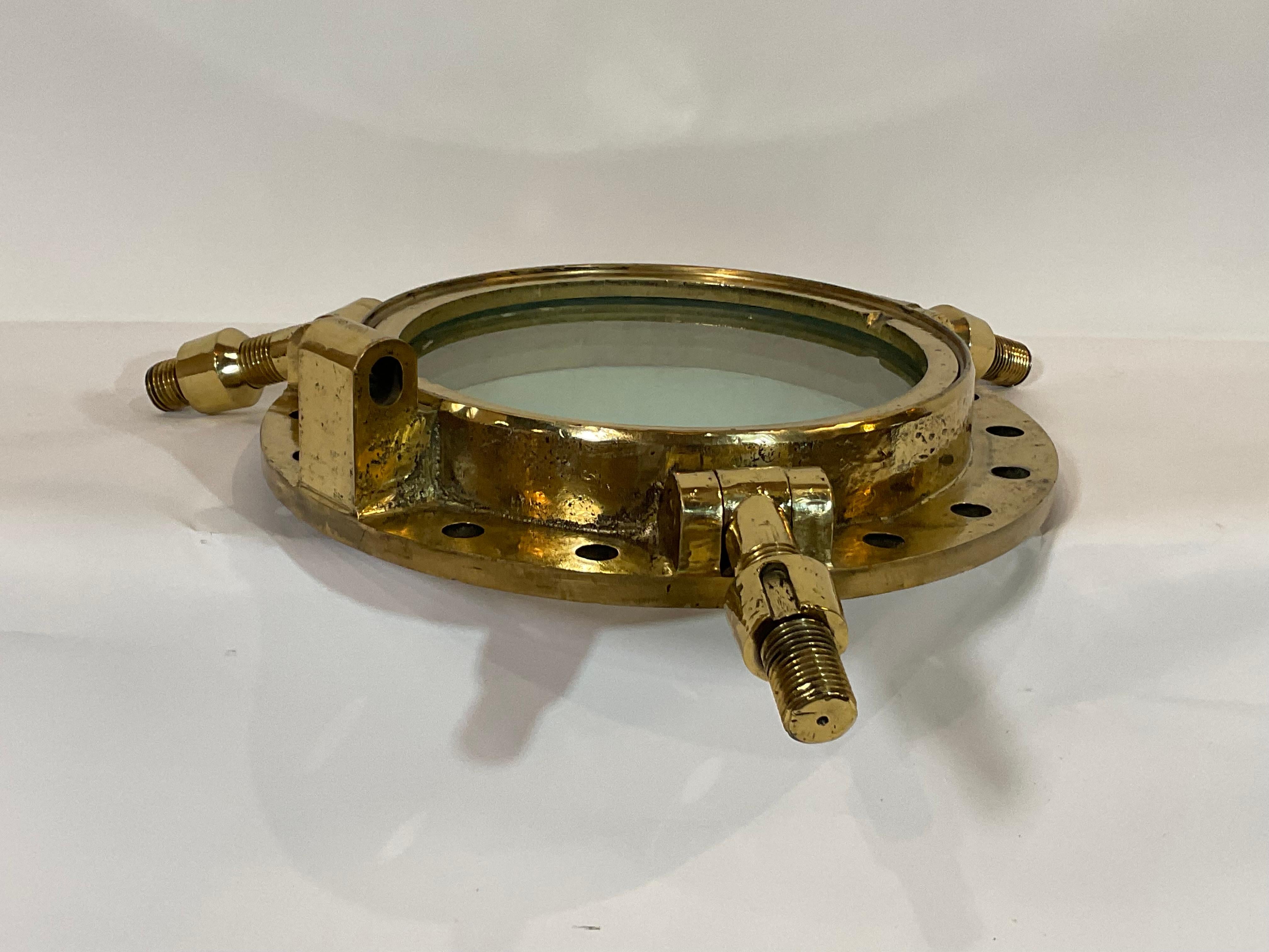 Solid Brass Ships Porthole For Sale 1