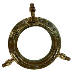 Antique Solid Brass Ships Porthole