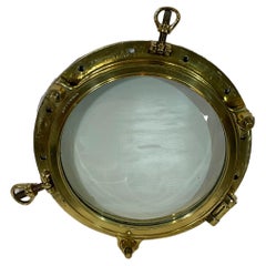 Solid Brass Ships Porthole Highly Polished with Lacquer Finish