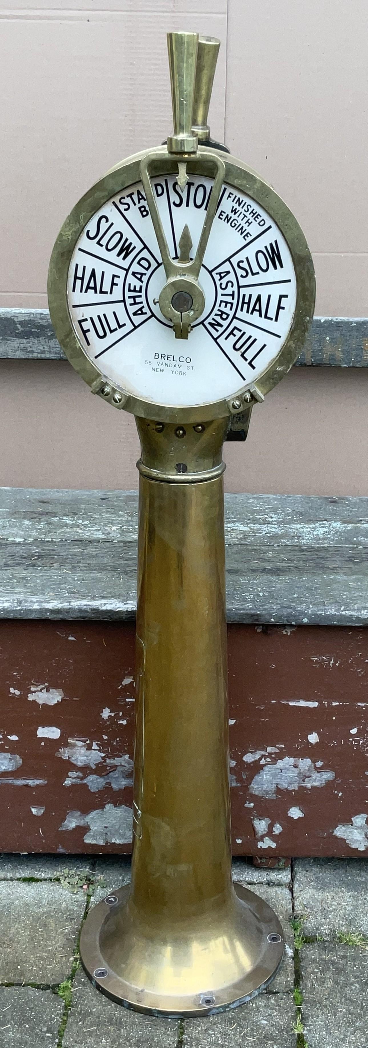 Solid Brass Ships Telegraph For Sale 1