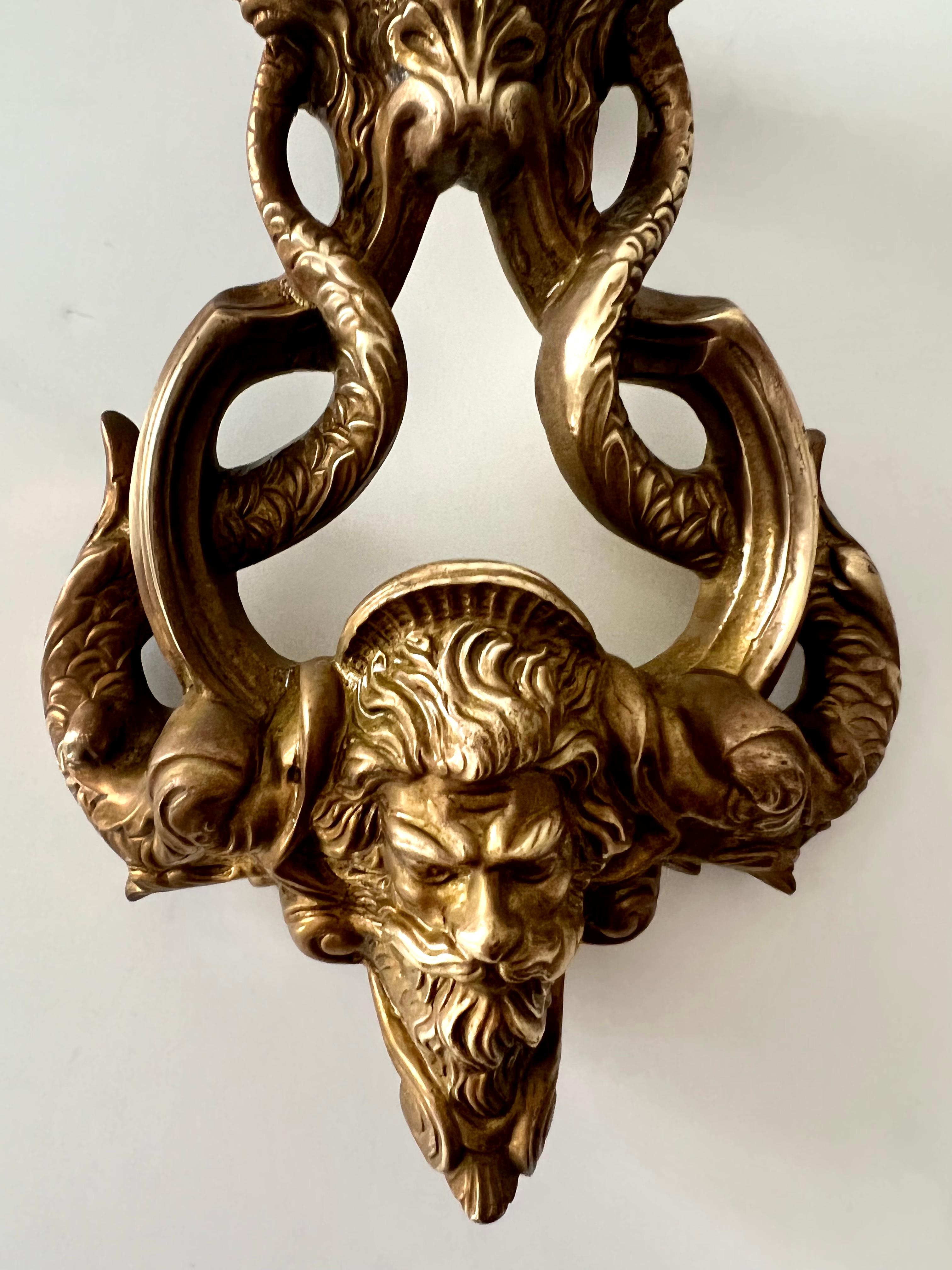 brass door knocker