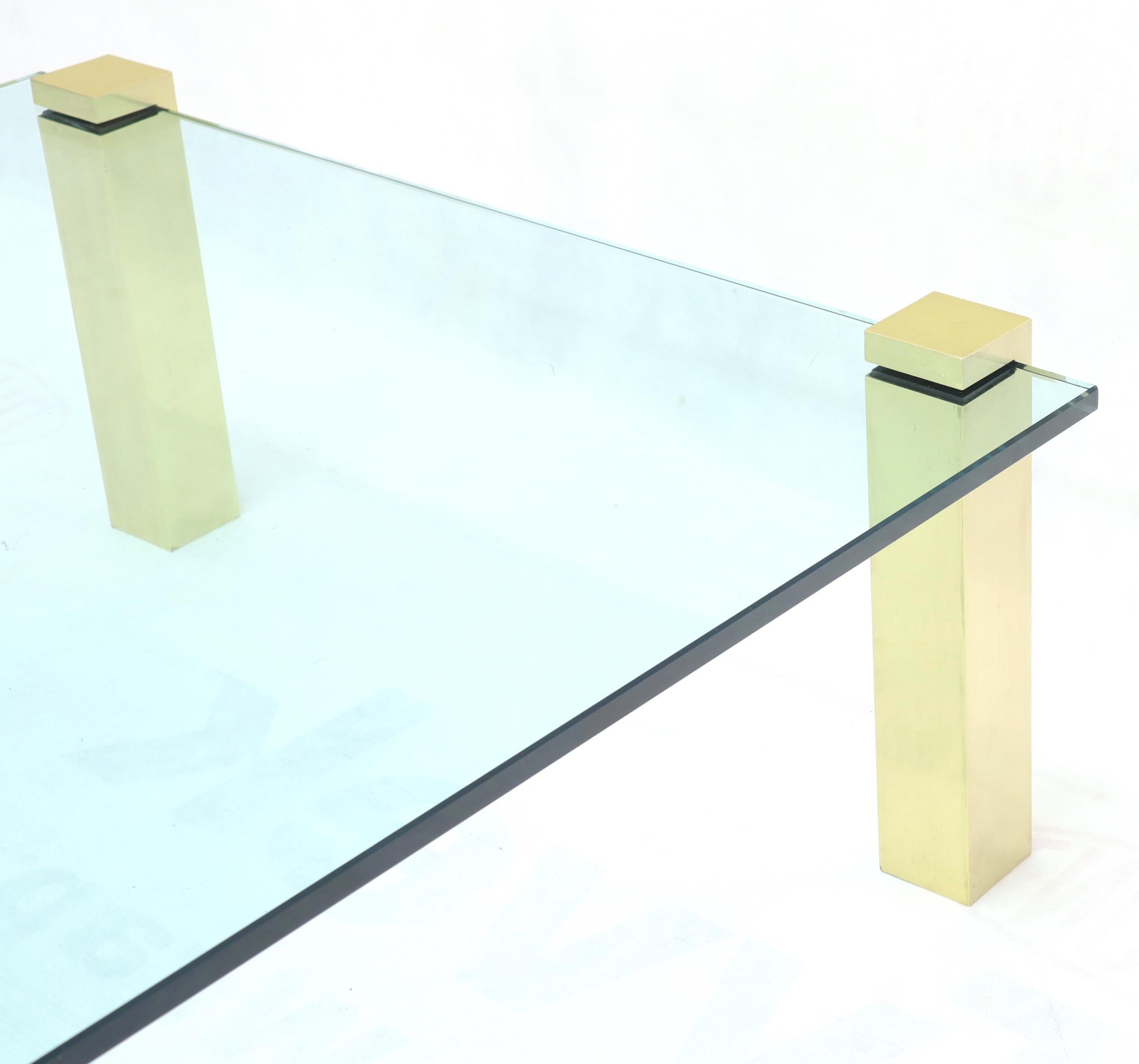 glass coffee table legs