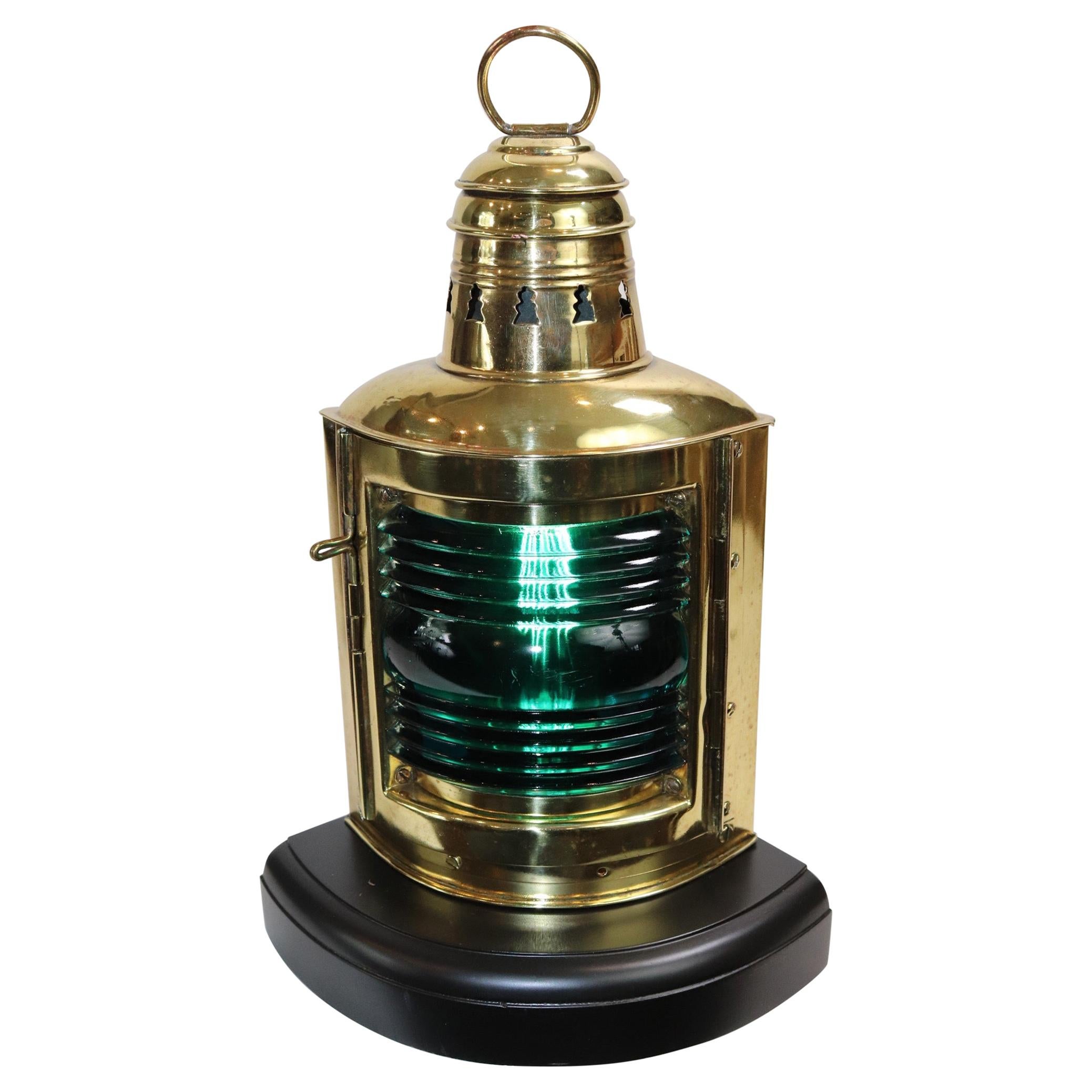 Solid Brass Starboard Boat Lantern