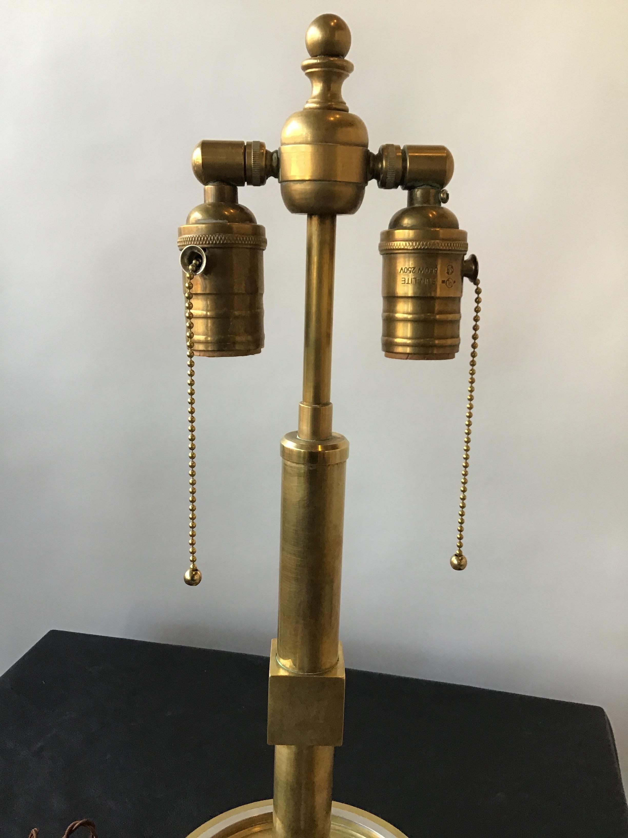 Solid Brass Surveyors Lamp 1