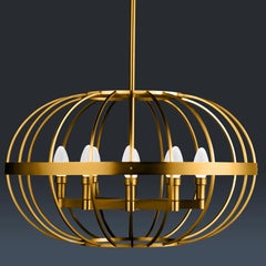 Solid Brass Terra Prima Outdoor Chandelier by Elisterno