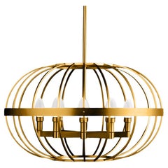 Solid Brass Terra Prima Outdoor Chandelier by Elisterno