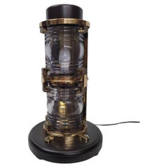Solid Brass Twin Lens Ship's Beacon Light