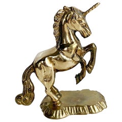 Solid Brass Unicorn Figurine