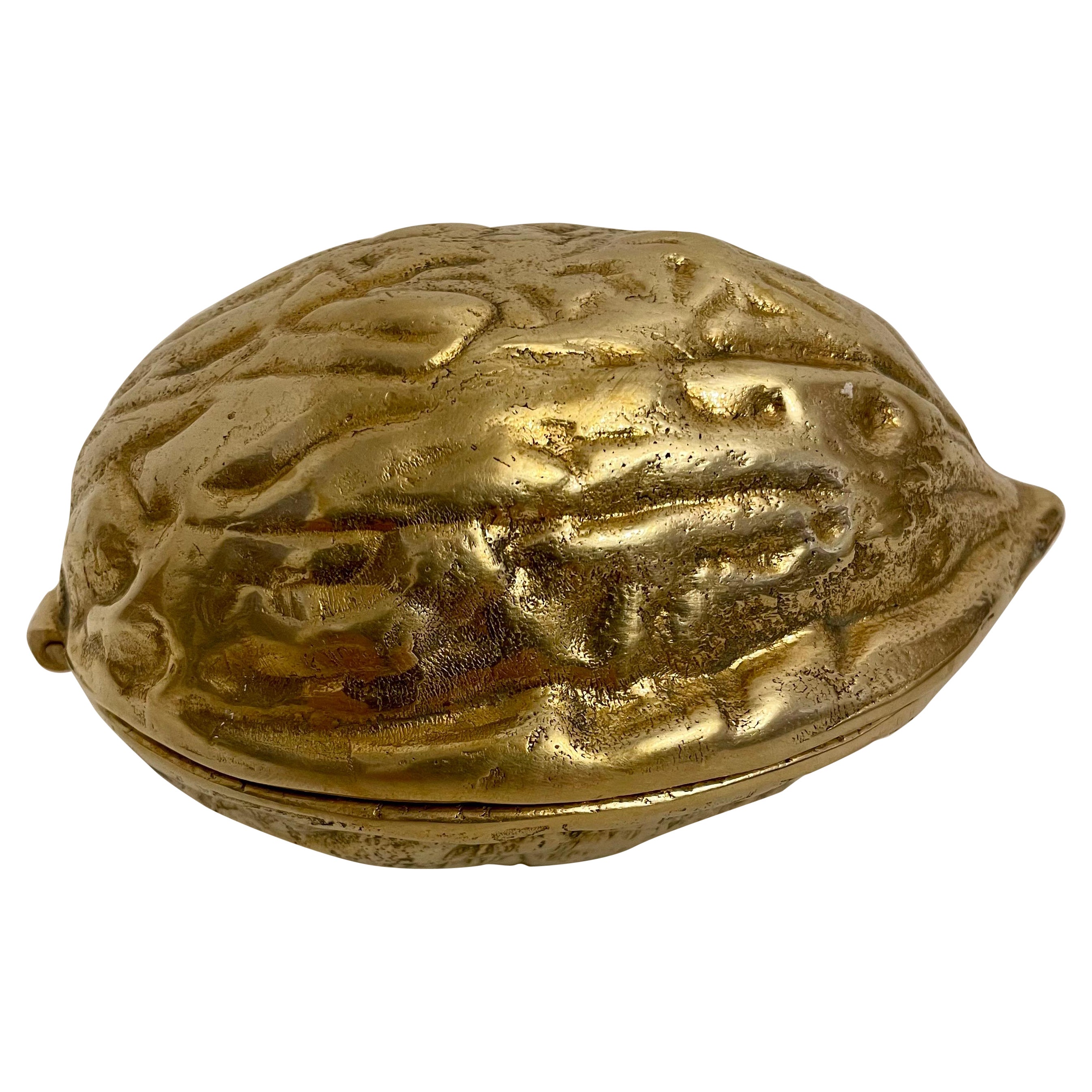 Solid Brass Walnut Shaped Nut Cracker