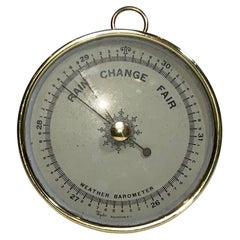 Barometro meteorologico in ottone massiccio di A. Taylor