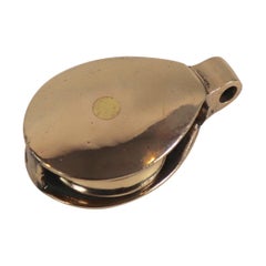Solid Brass Yacht Pulley